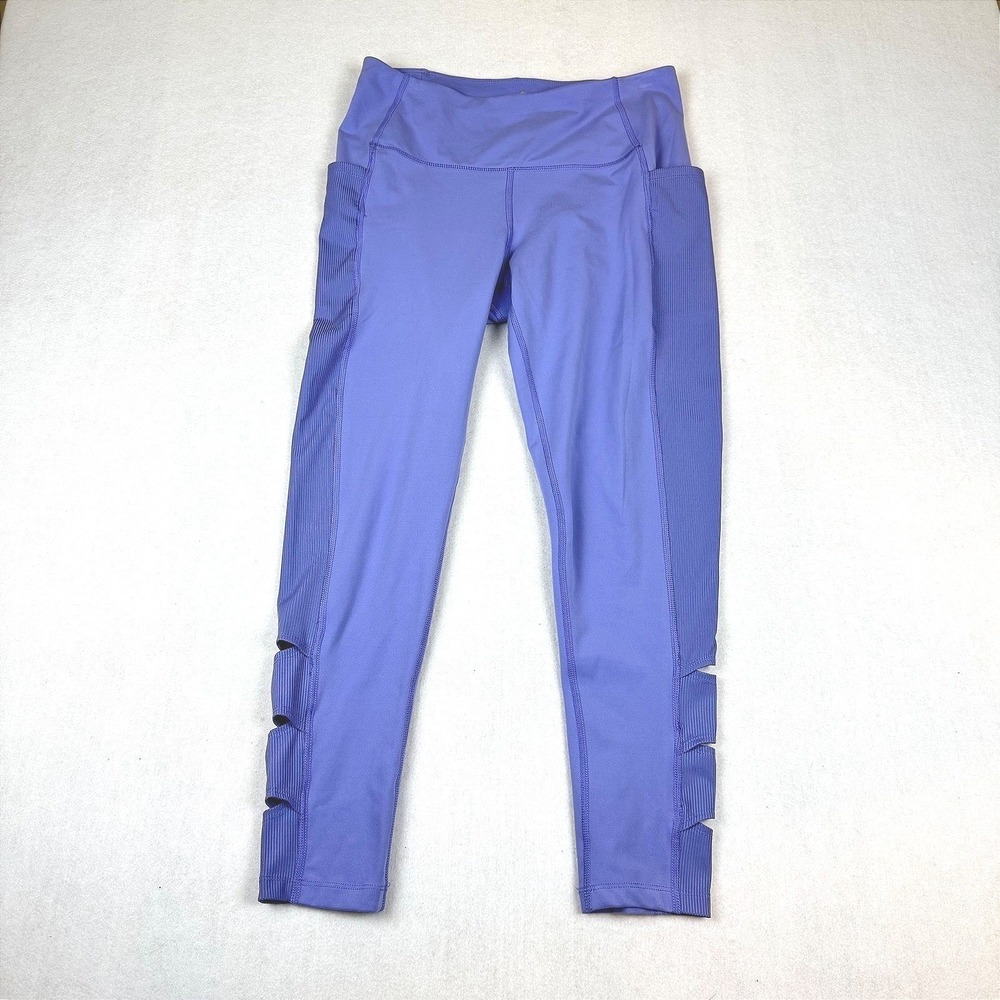 Apana Womens Purple Leggings Size Large